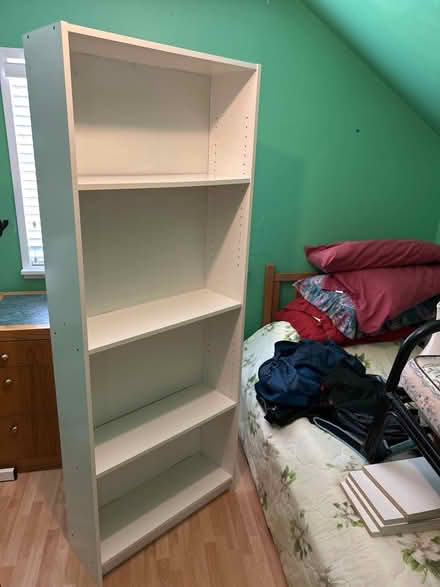 Photo of free Ikea shelf white (vintage lol) (East Vancouver) #1