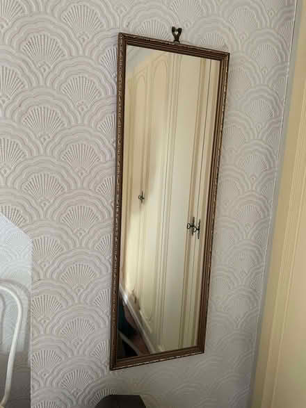 Photo of free Tall Mirror wih gold frame 900mm x 300mm (Common Edge FY4) #1