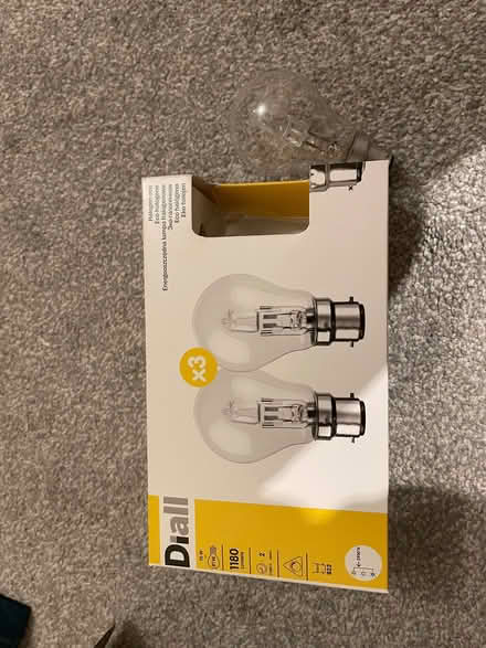 Photo of free 3 Diall 1180 lumens B22 70W lightbulbs (St Stephens AL3) #1