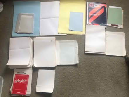 Photo of free Lots of paper, different colours & sizes (Bramhall SK7) #1