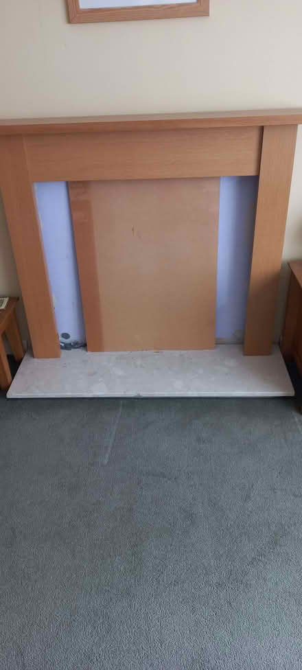 Photo of free Fireplace Surround - pine effect (Polegate BN26) #1