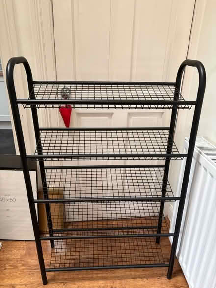 Photo of free Black shoe rack (Balgreen EH12) #1