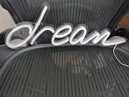 Photo of free Neon sign "Dream" (Abingdon OX14) #3