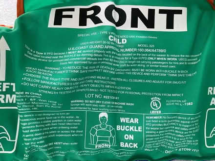 Photo of free toddler swim vest (Spring Hill, Somerville) #4