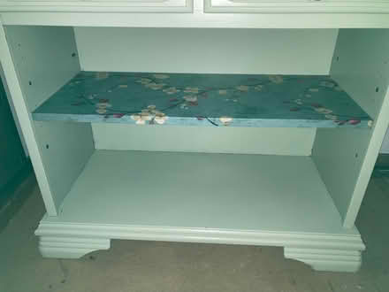 Photo of free Sage green bookcase (Biddulph) #3