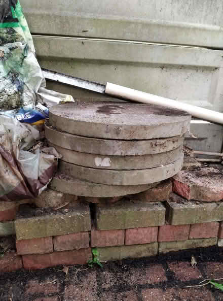 Photo of free Round garden slabs (Barkingside IG5) #1