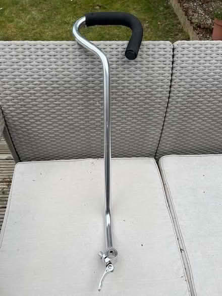 Photo of free kiddies bike parent safety pole control grab handle (Woodley RG5) #1
