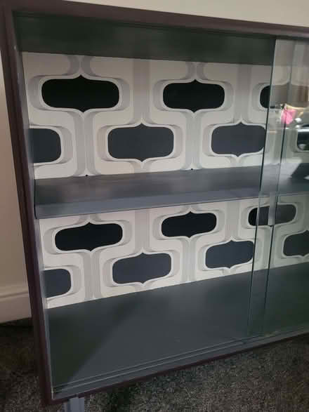 Photo of free Upcycled purple and grey cabinet (Camberley GU15) #4