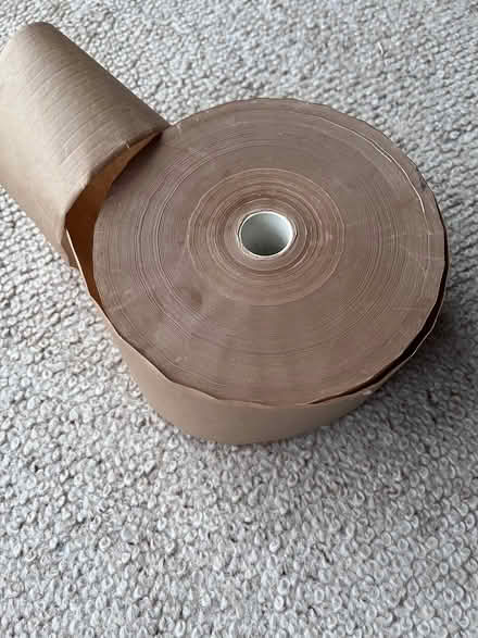 Photo of free Brown paper sticky tape large roll (St Andrew's BS6) #1