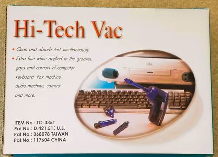 Photo of free hi tech computer vacuum (Whitehill SG4) #2