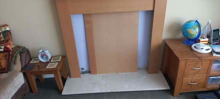 Photo of free Fireplace Surround - pine effect (Polegate BN26) #3