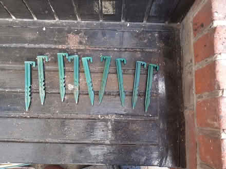 Photo of free Garden netting pegs (Wandsworth Common SW12) #1