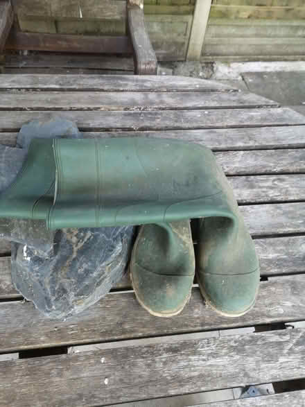 Photo of free Green wellies size 9 (43) (Barbourne WR1) #1