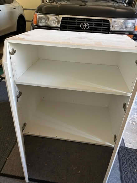 Photo of free Wall Cabinet with doors & shelf (Littleton) #3