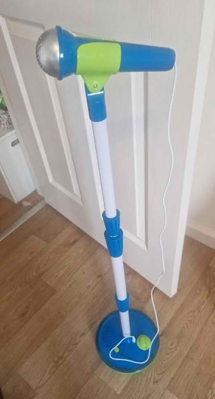 Photo of free Childrens microphone with stand (Loughborough LE11) #1