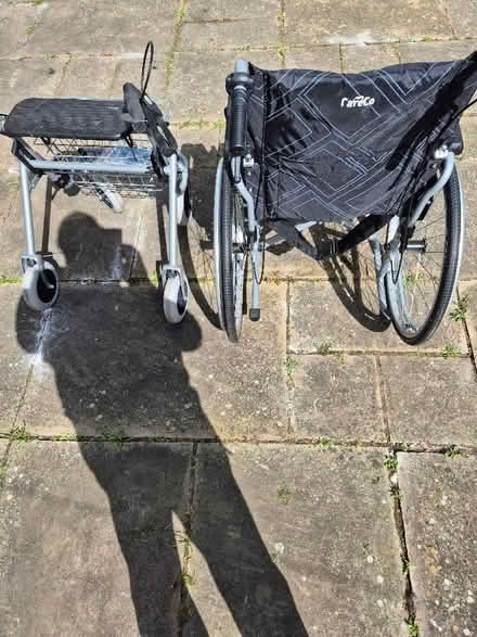 Photo of free Wheelchair and walking aid (Tile Cross B33) #2