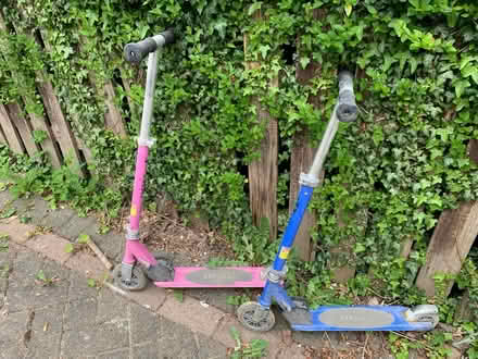 Photo of free 2 JD Scooters pink & blue - happy to split (Norton Lees S8) #1