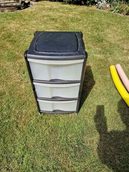Photo of free Three plastic drawer unit (Arborfield Garrison RG2) #2