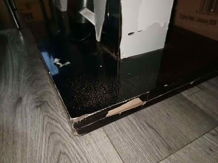 Photo of free Dinning table with 5 chairs. The white part is the packaging (Walton on the Hill L4) #3