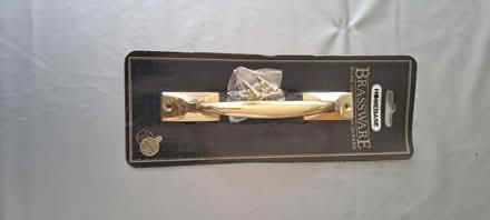 Photo of free Brass handle with fittings (Sion Hill) #1