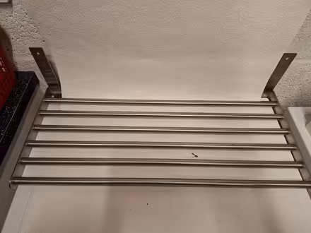 Photo of free Ikea metal shelf with bracket (Peachcroft OX14) #3