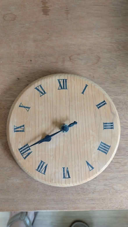 Photo of free Pine wall clock (Slinfold RH13) #1