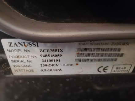 Photo of free Zanussi oven / hob (electric) (Totterdown, Bristol) #2