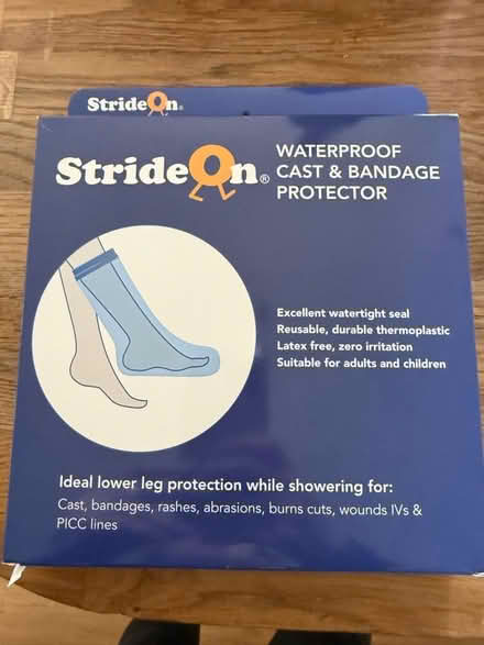Photo of free StrideOn waterproof cast/bandage protector (Crookes S10) #2
