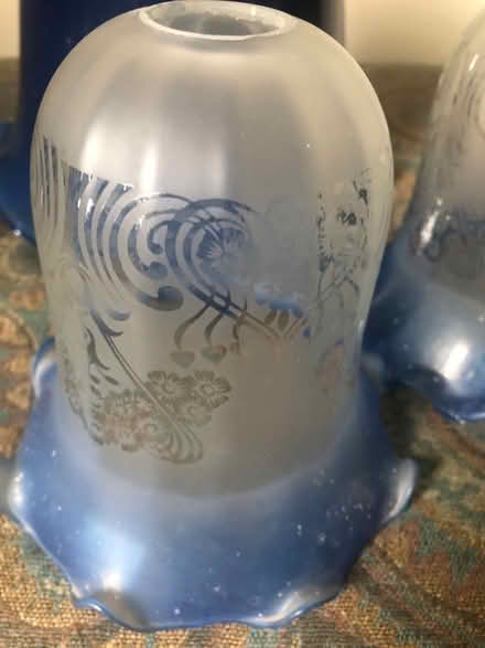 Photo of free 3 pretty glass lampshades (Datchet SL3) #4