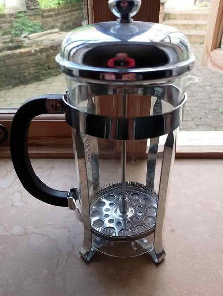 Photo of free "Bodum" cafetiere, with chip on spout (Halstead CO9) #1