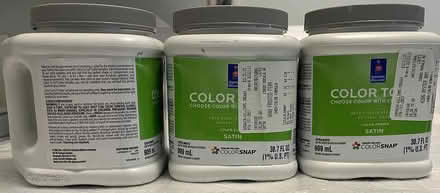 Photo of free 3 New 30 oz each latex paint (Danvers near 62/128/35) #1