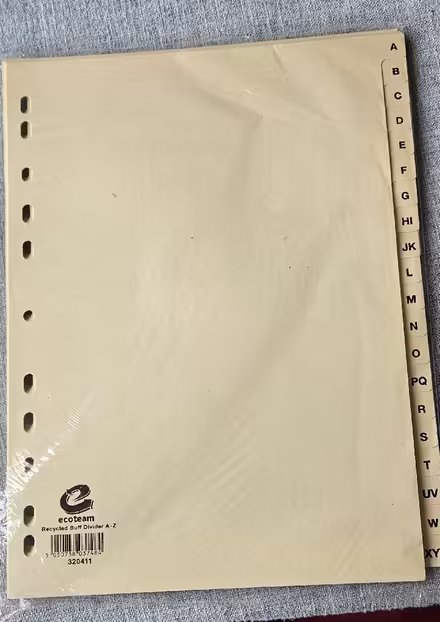 Photo of free Subject Dividers (Elmdon Heath B91) #3