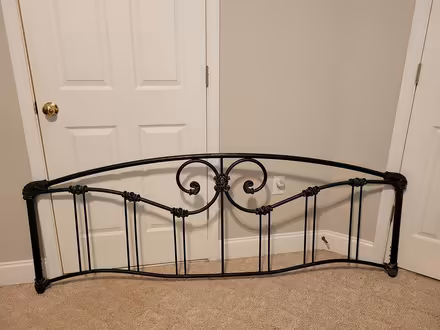 Photo of free Metal King Bedframe w/ boxspring (Villa Rica Carrollton) #2
