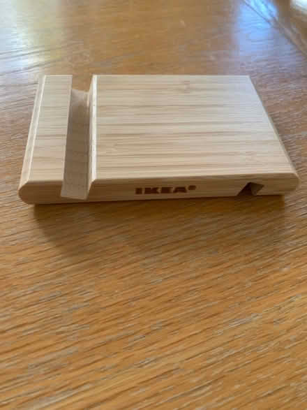 Photo of free Ikea mobile phone stand (Oakwood Derby) #1