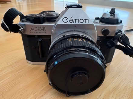 Photo of free Canon AE-1 Program SLR film camera (Downtown Sunnyvale) #2