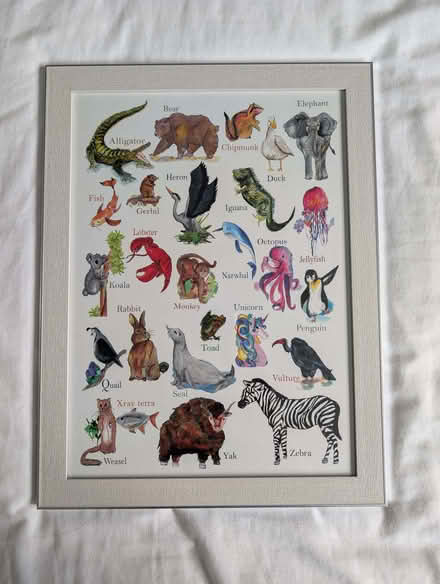 Photo of free Alphabet animal picture in frame (Tadworth KT20) #1