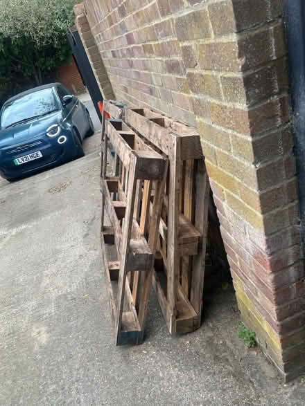 Photo of free 3 wooden pallets (BR1 Sundridge park) #3