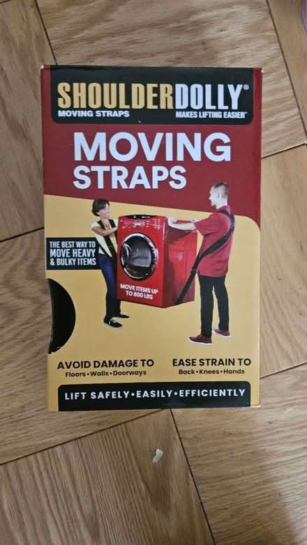 Photo of free Shoulder Dolly moving straps (Silver) #1
