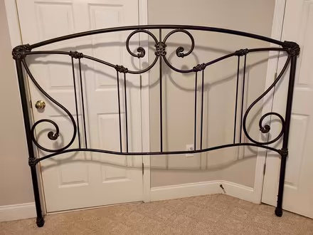Photo of free Metal King Bedframe w/ boxspring (Villa Rica Carrollton) #1