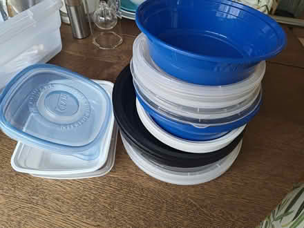 Photo of free Tupperware and takeout boxes (Foster Farm) #1