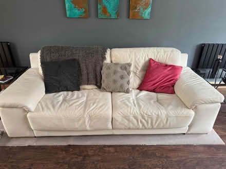 Photo of free One 3 seater, one two seater and one footstool. (Biddulph ST8) #2