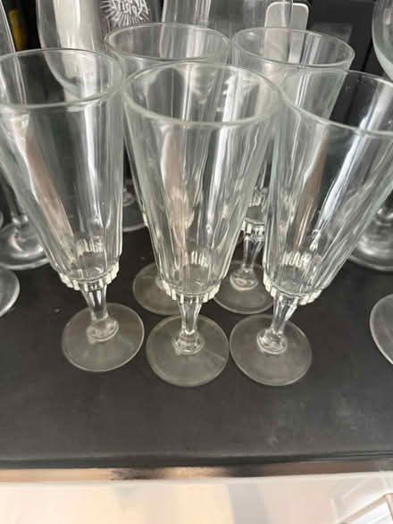 Photo of free 5 crystal flutes (PO21 Nyetimber) #2