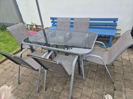 Photo of free Garden Furniture Table & 6 Chairs (Whitehall) #2