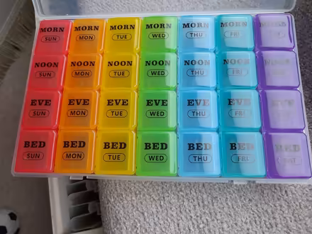 Photo of free Pill box, medications for a week. (Vole TA9) #3