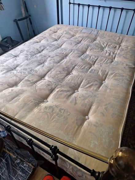 Photo of free King-size pocket sprung mattress (Bedhampton PO9) #1