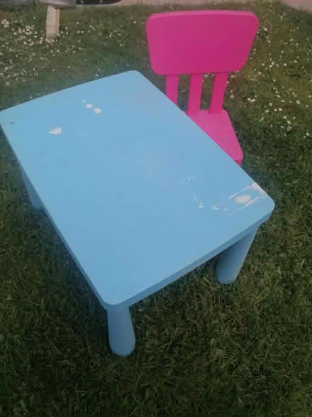 Photo of free Table and chair (Lucan) #1