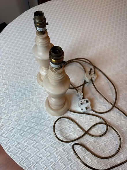 Photo of free Two heavy resin lamps (Brentwood, CM14) #2