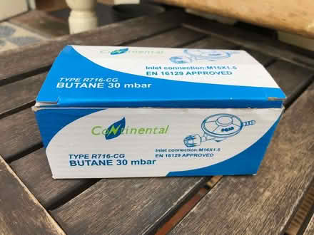 Photo of free Butane 30 mbar Inlet connection (Regulator) New boxed. (Wymondham NR18) #2
