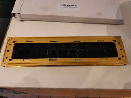 Photo of free Brass letterbox cover plate (Walthamstow) #2