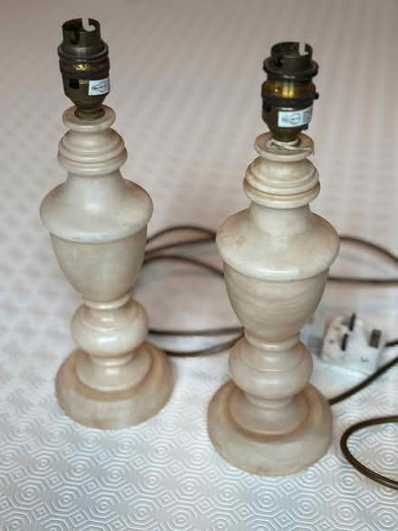 Photo of free Two heavy resin lamps (Brentwood, CM14) #1